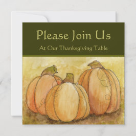 感謝祭招待状 招待状