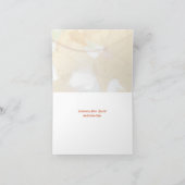 感謝祭招待状 招待状 (内部)