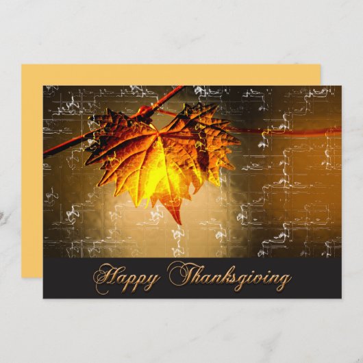 感謝祭招待状 招待状 (正面/裏面)