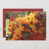 感謝祭招待状 招待状 (正面/裏面)