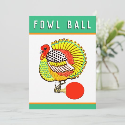 感謝祭招待状 招待状 (スタンド正面)