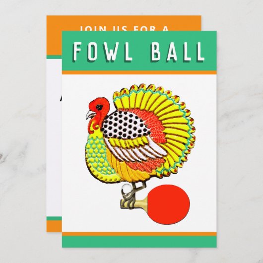 感謝祭招待状 招待状 (正面/裏面)