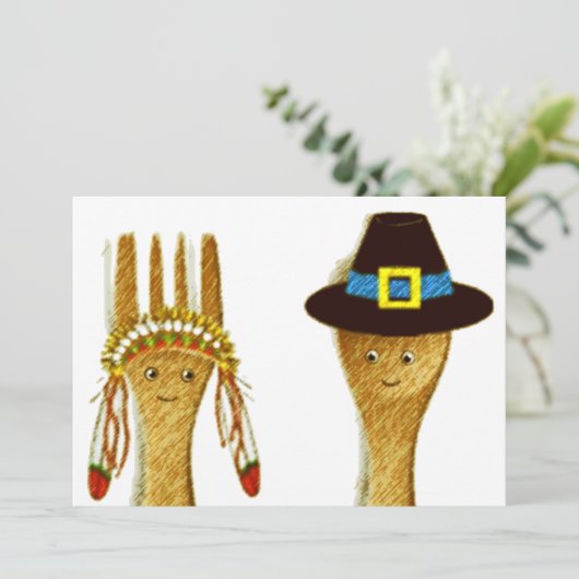 感謝祭招待状 招待状 (スタンド正面)