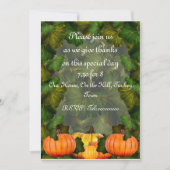 感謝祭招待状 招待状 (正面)