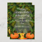 感謝祭招待状 招待状 (正面/裏面)