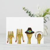 感謝祭招待状 招待状 (スタンド正面)