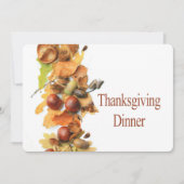 感謝祭招待状 招待状 (正面)