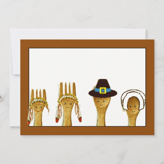 感謝祭招待状 招待状 (正面)