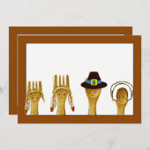 感謝祭招待状 招待状 (正面/裏面)