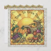 感謝祭招待状- SRF 招待状 (正面/裏面)