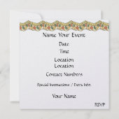 感謝祭招待状- SRF 招待状 (裏面)