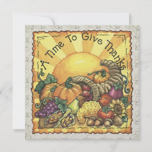 感謝祭招待状- SRF 招待状 (正面)