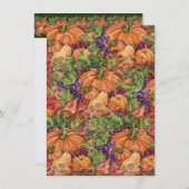 感謝祭招待状- SRF 招待状 (正面/裏面)