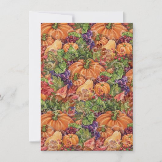 感謝祭招待状- SRF 招待状 (正面)