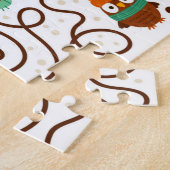 感謝祭救済のトルコは果物の子供を見つける ジグソーパズル (側面)