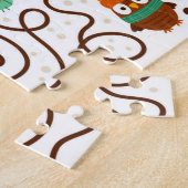 感謝祭救済のトルコは果物の子供を見つける ジグソーパズル (側面)