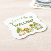 感謝祭料理デュオへようこそ | ペーパーコースター (アングル)