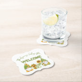 感謝祭料理デュオへようこそ | ペーパーコースター (インサイチュ)