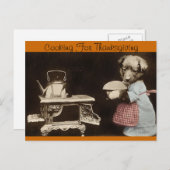 感謝祭料理 シーズンポストカード (正面/裏面)