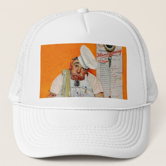 感謝祭日の青 キャップ (正面)