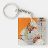 感謝祭日の青 キーホルダー (正面)