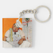 感謝祭日の青 キーホルダー (裏面)