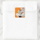 感謝祭日の青 スクエアシール (バッグ)