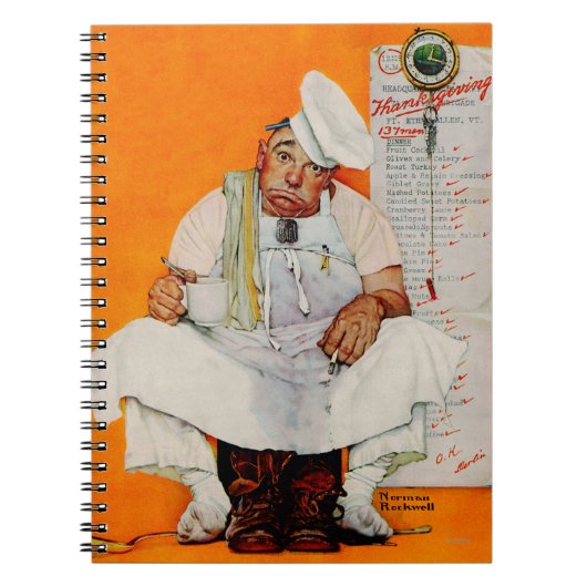 感謝祭日の青 ノートブック (正面)