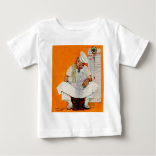 感謝祭日の青 ベビーTシャツ