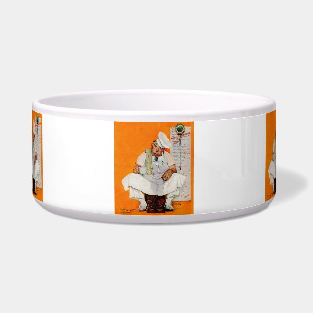 感謝祭日の青 ボウル (正面)