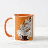 感謝祭日の青 マグカップ (左)