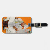 感謝祭日の青 ラゲッジタグ (正面横)