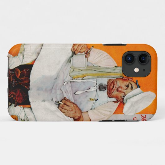 感謝祭日の青 Case-Mate iPhoneケース (裏面(横))