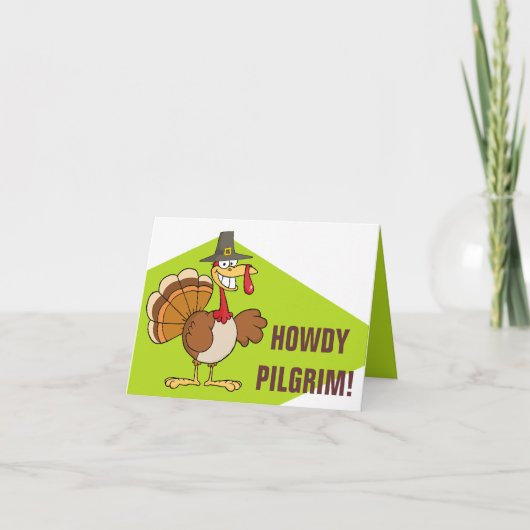 感謝祭日トルコからの挨拶 シーズンカード (正面)