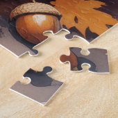 感謝祭日本のの紅葉で顎 ジグソーパズル (側面)