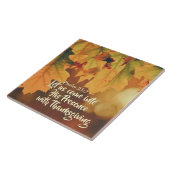 感謝祭来で彼の前に行こう タイル (側面)