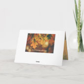 感謝祭来で彼の存在に,詩篇95 カード (裏面)