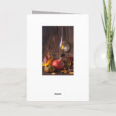 感謝祭来で彼の存在に,詩篇95 シーズンカード (裏面)