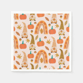 感謝祭格言とカボチャ離れと スタンダードカクテルナプキン