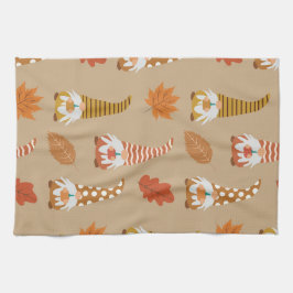 感謝祭格言と紅葉 キッチンタオル