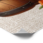 感謝祭格言トリオアートポスター ポスター (角)