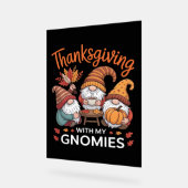 感謝祭格言秋レオパードターキーエッセンシャルト アクリルサイン (傾斜)