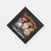 感謝祭格言秋レオパードターキーエッセンシャルト スタンダードランチョンナプキン (角)