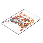 感謝祭格言秋レオパードターキーエッセンシャルト ノートブック (左側)