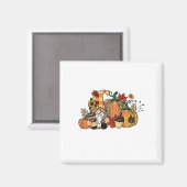 感謝祭格言紅葉格言おもしろい秋 マグネット (正面/裏面)