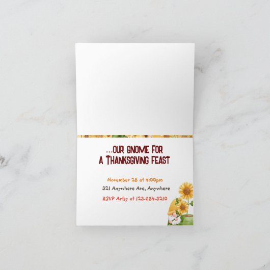 感謝祭格言 招待状 (内部)