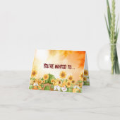 感謝祭格言 招待状 (正面)