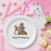 感謝祭格言,秋,秋,カボチャパーティー ペーパープレート (パーティー)