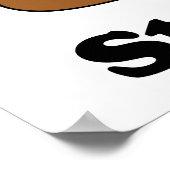 感謝祭物おもしろいイットトルコ ポスター (角)