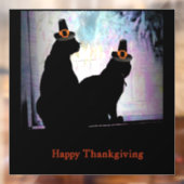 感謝祭猫ちゃんウィンドウの固定 ウィンドウサイン (シート2)